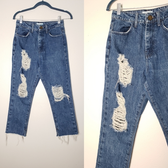 SMYM High Rise Crop Jeans - Picture 4 of 10